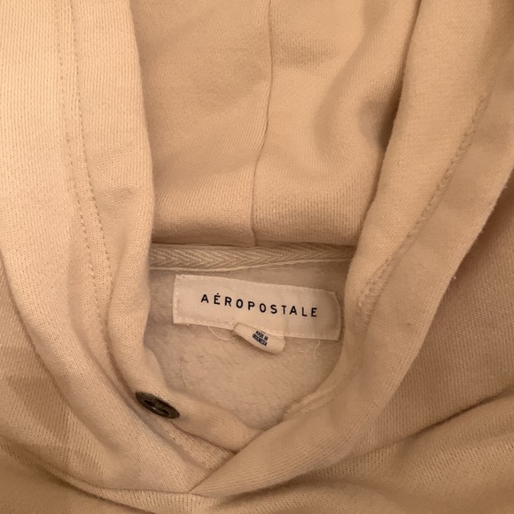 Beautiful cream colored Aeropostale Hoodie - Picture 3 of 4